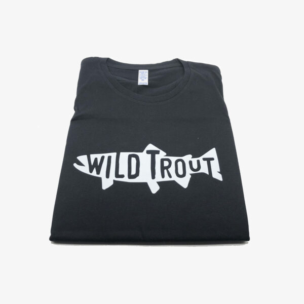 T-shirt black Wild Trout