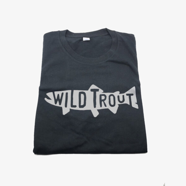 T-shirt black Wild Trout