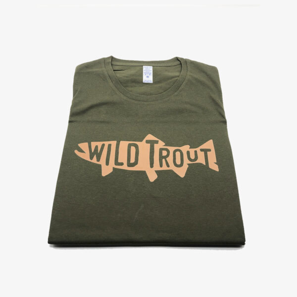 T-shirt green Wild Trout