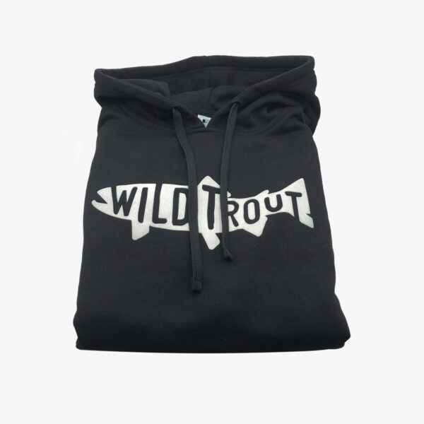 Hoodie black Wild Trout