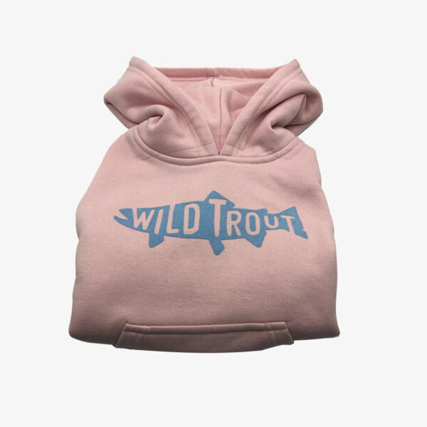 Hoodie pink Wild Trout